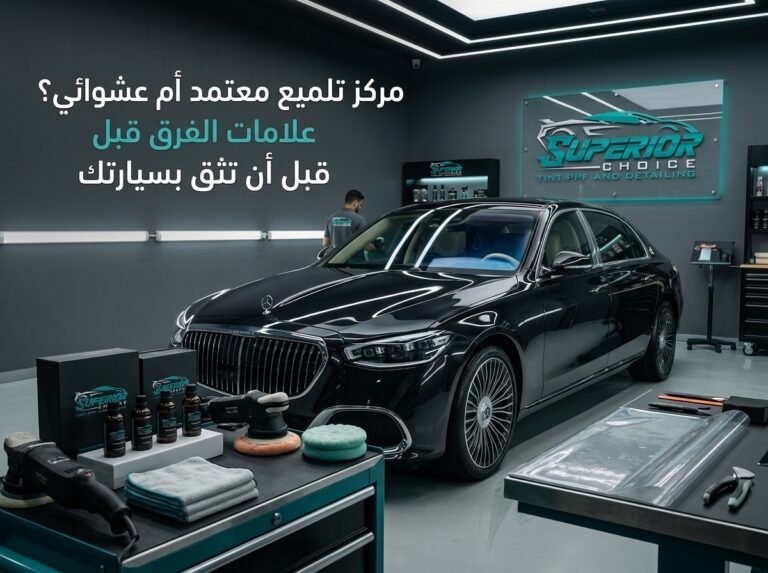 الفرق بين مراكز التلميع المعتمدة وغير المعتمدة