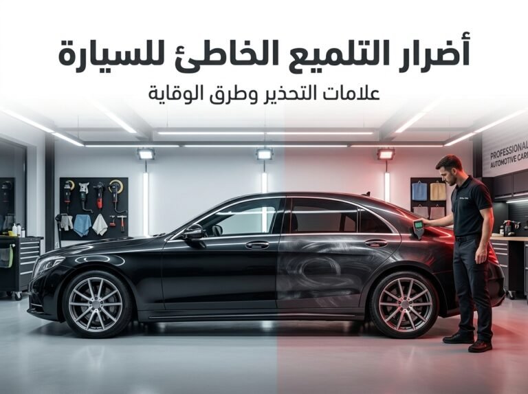 أضرار التلميع الخاطئ للسيارة