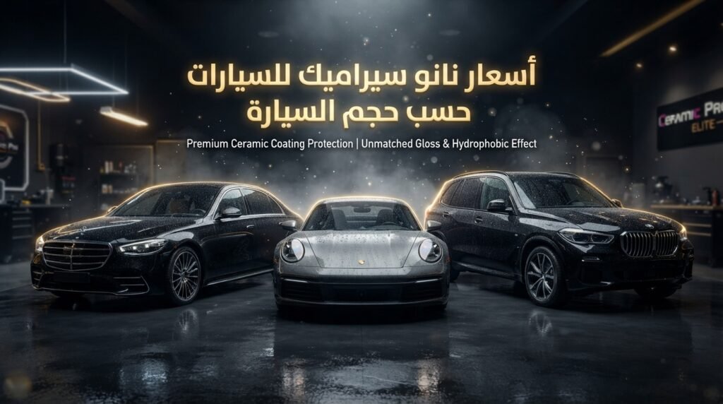 أسعار النانو سيراميك حسب حجم السيارة